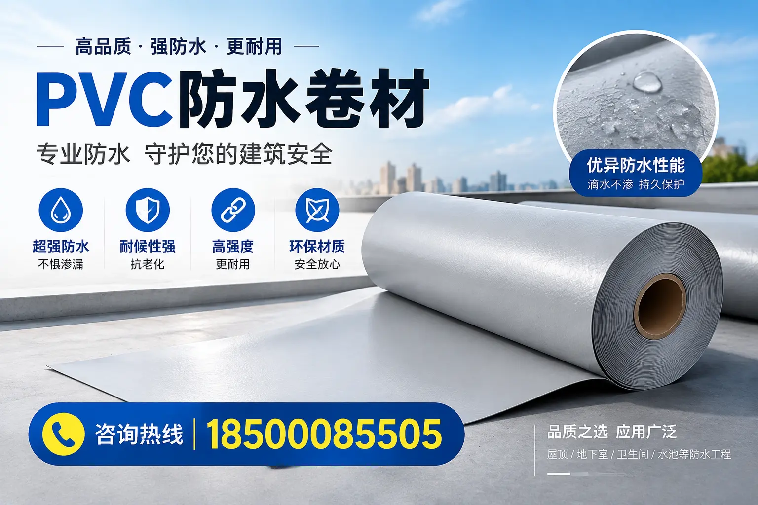 北海地区pvc防水卷材的市场现状与发展趋势