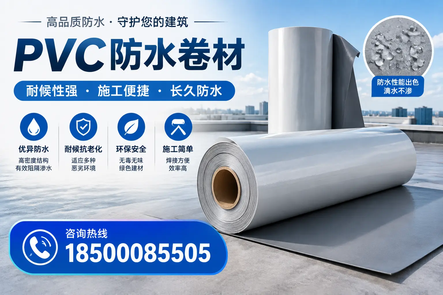pvc防水卷材在北海的行业应用前景分析